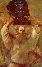 Mojžíš, obr. Rembrandt van Rijn (1659)