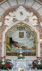 Místo uložení sv. Filomény v Mugnano del Cardinale